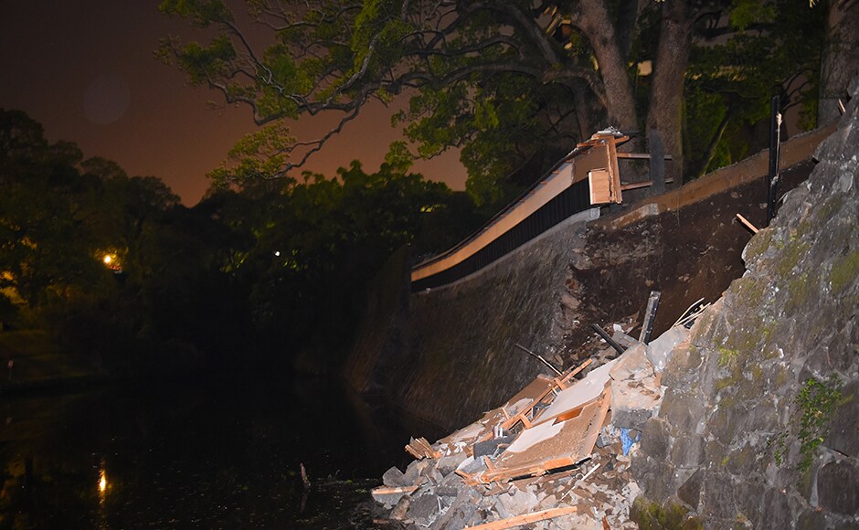 The stone wall of the Kumamoto Castle was partially collapsed due to the powerful earthquake. Kasumi Nakamura, an official in the village of Nishihara near the epicenter, said that the rattling started and grew violent, lasting about 30 seconds. Getty Images The stone wall of the Kumamoto Castle was partially collapsed due to the powerful earthquake. Kasumi Nakamura, an official in the village of Nishihara near the epicenter, said that the rattling started and grew violent, lasting about 30 seconds. Getty Images