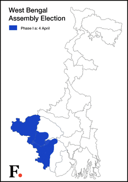 West Bengal Assembly polls: A quick look at how the six phases of polling are divided West Bengal Assembly polls: A quick look at how the six phases of polling are divided