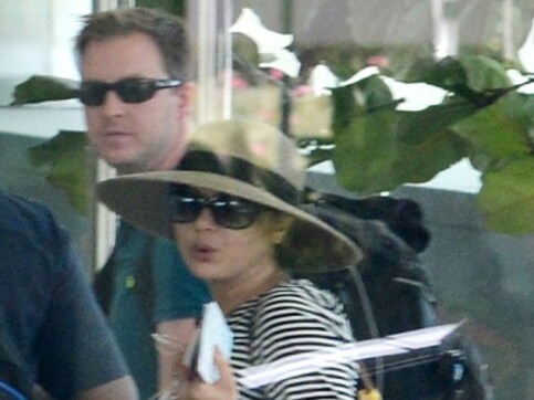 Flying high: Preity Zinta spotted with husband Gene Goodenough at Mumbai airport Flying high: Preity Zinta spotted with husband Gene Goodenough at Mumbai airport