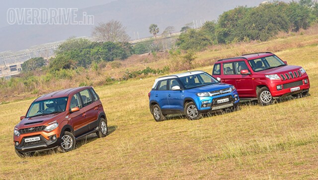 Comparo: Mahindra NuvoSport vs Mahindra TUV 300 vs Maruti Suzuki Vitara Brezza