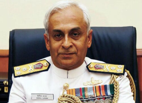 Navy chief Sunil Lanba takes over as chairman, Chiefs of Staff committee Navy chief Sunil Lanba takes over as chairman, Chiefs of Staff committee
