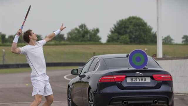 Video worth watching: Andy Murray takes on the Jaguar F-Type SVR