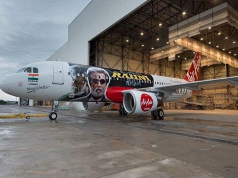 Rajinikanth flies: Air Asia pays tribute to Thalaivar with special 'Kabali' aircraft Rajinikanth flies: Air Asia pays tribute to Thalaivar with special 'Kabali' aircraft