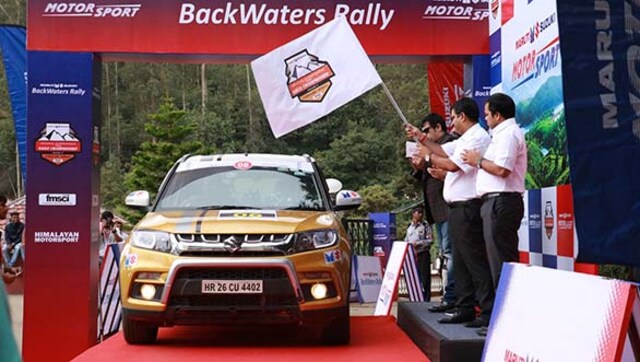 Maruti Suzuki flags off Backwaters rally from Ooty Maruti Suzuki flags off Backwaters rally from Ooty
