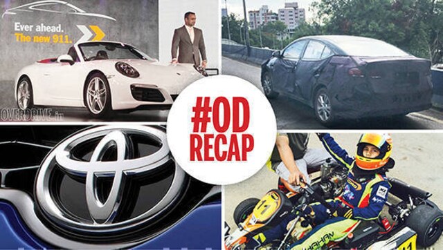 ODRecap: Toyota recalls 3.37mn cars, 2017 Porsche 911 launched in India, and more