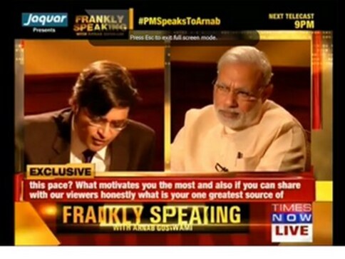 'Feel like I'm watching a date': Twitter reacts to PM Modi's interview with Arnab Goswami
