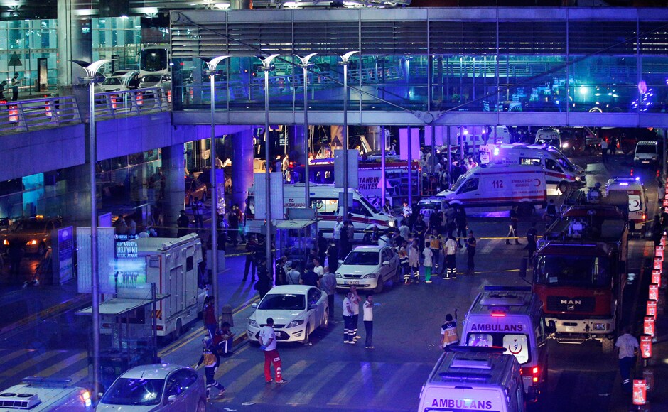 Turkish authorities have banned distribution of images relating to the Ataturk airport attack within Turkey. AP Turkish authorities have banned distribution of images relating to the Ataturk airport attack within Turkey. AP