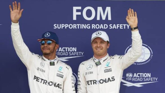 F1 2016: Hamilton on pole, Rosberg second at British GP qualifying F1 2016: Hamilton on pole, Rosberg second at British GP qualifying