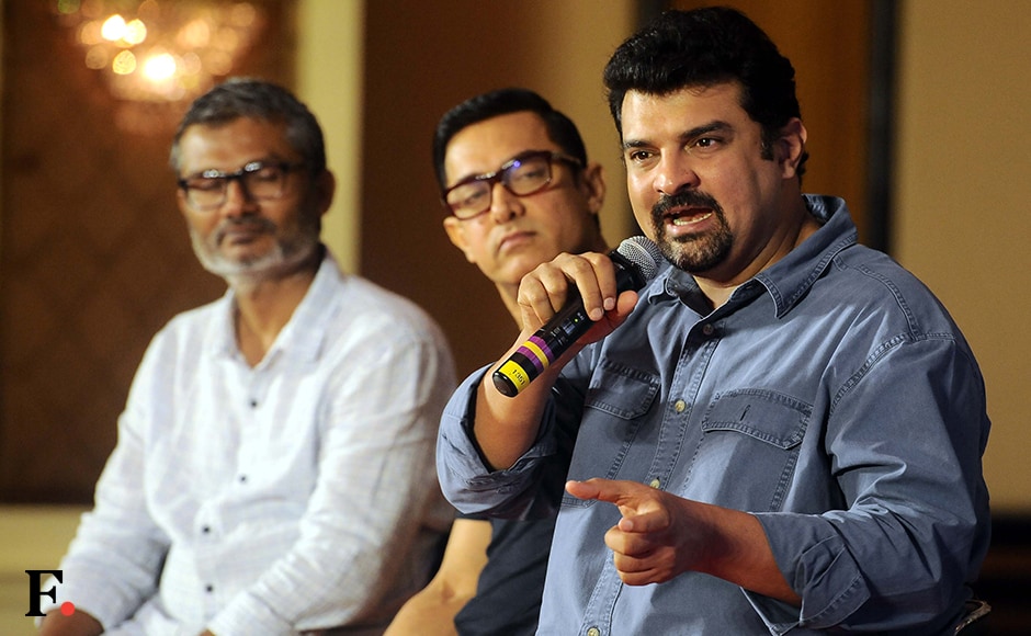 The 'Dangal' team was also asked about the overlap between their film and 'Sultan' — as they both feature protagonists who are wrestlers. Image by Sachin Gokhale/Firstpost The 'Dangal' team was also asked about the overlap between their film and 'Sultan' — as they both feature protagonists who are wrestlers. Image by Sachin Gokhale/Firstpost