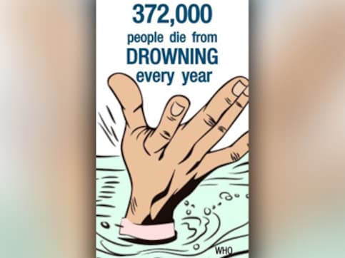 Watch: WHO says drowning kills 3 lakh people every year Watch: WHO says drowning kills 3 lakh people every year