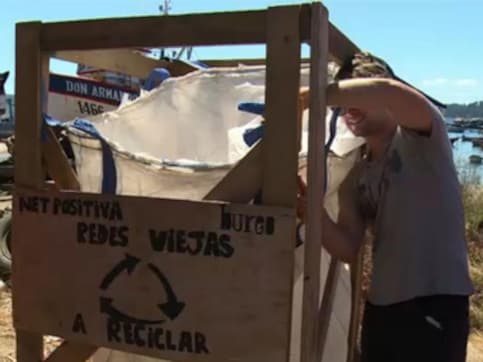 Watch: These fishing nets get recycled into skateboards in Chile Watch: These fishing nets get recycled into skateboards in Chile