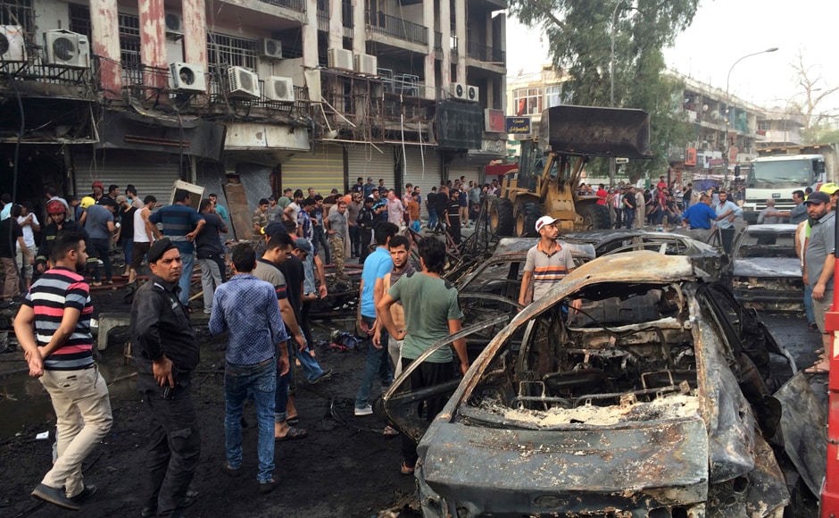 Islamic State claimed responsibility for the attack in a statement, circulated online by supporters of the ultra-hard line Sunni group, which said that the blast was a suicide bombing. Photo Courtesy: AP Islamic State claimed responsibility for the attack in a statement, circulated online by supporters of the ultra-hard line Sunni group, which said that the blast was a suicide bombing. Photo Courtesy: AP