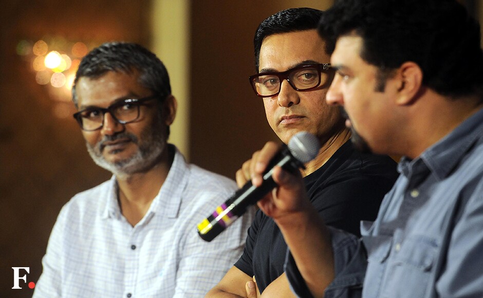 Aamir plays a 20-year-old Mahavir Singh Phogat, who is a wrestler, and then a 60-year-old Phogat, who trains his daughters Geeta and Babita to become Commonwealth champions in the sport. He first gained and then lost a huge amount of weight to play the different ages of his character in the movie. Image by Sachin Gokhale/Firstpost Aamir plays a 20-year-old Mahavir Singh Phogat, who is a wrestler, and then a 60-year-old Phogat, who trains his daughters Geeta and Babita to become Commonwealth champions in the sport. He first gained and then lost a huge amount of weight to play the different ages of his character in the movie. Image by Sachin Gokhale/Firstpost