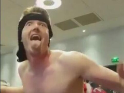 Watch: Wales stars perform half-naked haka at Euro 2016 training base Watch: Wales stars perform half-naked haka at Euro 2016 training base