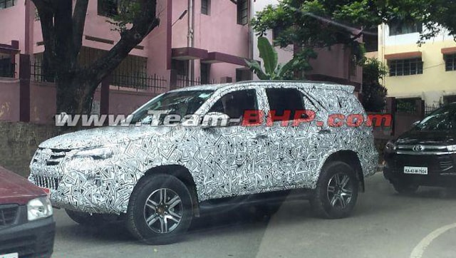 Spied: 2016 Toyota Fortuner spotted testing in India Spied: 2016 Toyota Fortuner spotted testing in India