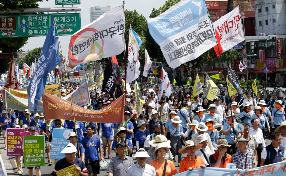 The county's commissioner has been on a hunger strike against the deployment. Members of parliament too raised questions about the possible health impact of the system's radar. The defence ministry had said it would choose a site that did not risk people's health. Seongju residents are also worried that the deployment could damage the reputation of their melon crop, which accounts for 70 percent of the country's output. AP The county's commissioner has been on a hunger strike against the deployment. Members of parliament too raised questions about the possible health impact of the system's radar. The defence ministry had said it would choose a site that did not risk people's health. Seongju residents are also worried that the deployment could damage the reputation of their melon crop, which accounts for 70 percent of the country's output. AP