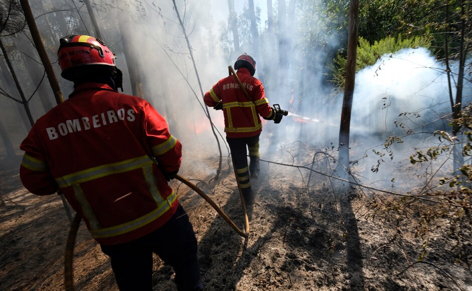 The Madeira blaze broke out Monday and firefighters said the island's steep hills and dense woodland made it hard to reach the flames. Albuquerque, the regional government chief, said officials suspect that fire was started deliberately and police have made two arrests. AP The Madeira blaze broke out Monday and firefighters said the island's steep hills and dense woodland made it hard to reach the flames. Albuquerque, the regional government chief, said officials suspect that fire was started deliberately and police have made two arrests. AP