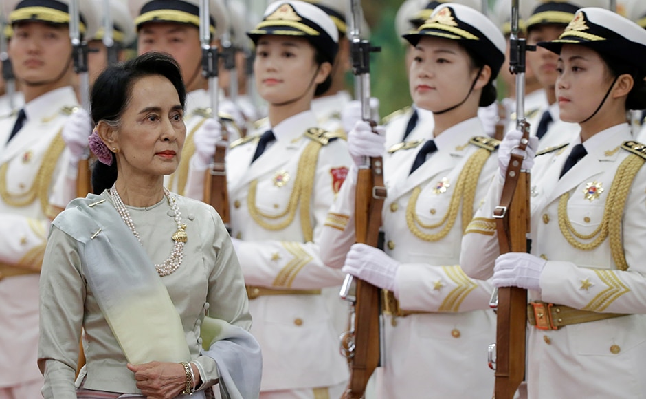 The visit comes barely a month ahead of Suu Kyi's scheduled visit to the US, and is being seen as a positive move towards boosting bilateral relations with China, who had backed the Burmese military junta that kept Suu Kyi in home detention for 15 years. Reuters The visit comes barely a month ahead of Suu Kyi's scheduled visit to the US, and is being seen as a positive move towards boosting bilateral relations with China, who had backed the Burmese military junta that kept Suu Kyi in home detention for 15 years. Reuters