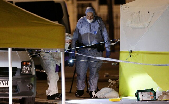 Police forensic officers work at work in Russell Square, after a knife attack. The police suggested that the attacker may be mentally unstable but haven't ruled out terror links as a potential motive behind the attacks. AP Police forensic officers work at work in Russell Square, after a knife attack. The police suggested that the attacker may be mentally unstable but haven't ruled out terror links as a potential motive behind the attacks. AP