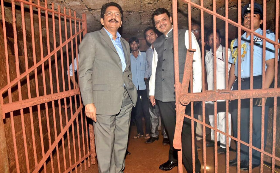 Governor C.V. Rao and senior officials went around the bunker on Tuesday. Around three months ago, some old-timers informed the Governor of the existence of a tunnel inside the Raj Bhavan on the shores of the Arabian Sea. He asked to get it opened. Image: CMO Governor C.V. Rao and senior officials went around the bunker on Tuesday. Around three months ago, some old-timers informed the Governor of the existence of a tunnel inside the Raj Bhavan on the shores of the Arabian Sea. He asked to get it opened. Image: CMO