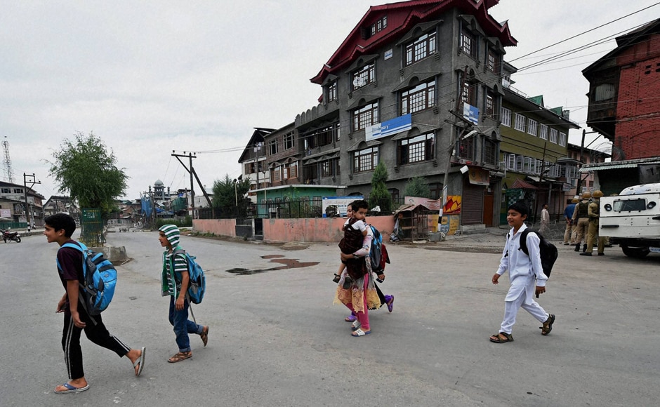 Following the protests, it has been alleged that children as young as 5 year old have been used as human shields during the Kashmir uprising . PTI Following the protests, it has been alleged that children as young as 5 year old have been used as human shields during the Kashmir uprising . PTI