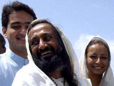 File photo of Sri Sri Ravi Shankar. AFP