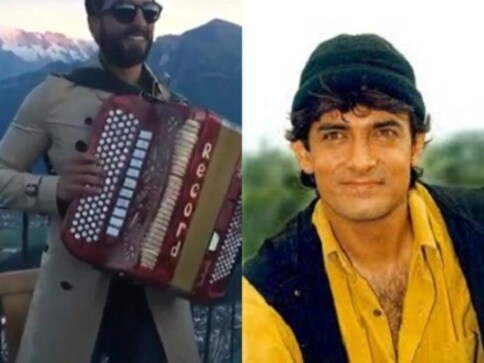 Watch: Ranveer Singh paid a really funny homage to 'Raja Hindustani' in Switzerland Watch: Ranveer Singh paid a really funny homage to 'Raja Hindustani' in Switzerland