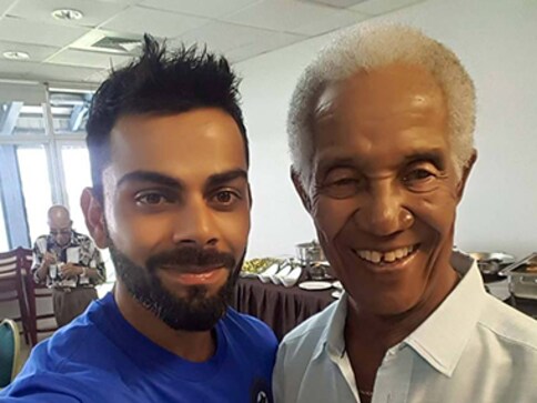 India vs West Indies: Virat Kohli spends a 'blessed' afternoon with Sir Garfield Sobers India vs West Indies: Virat Kohli spends a 'blessed' afternoon with Sir Garfield Sobers