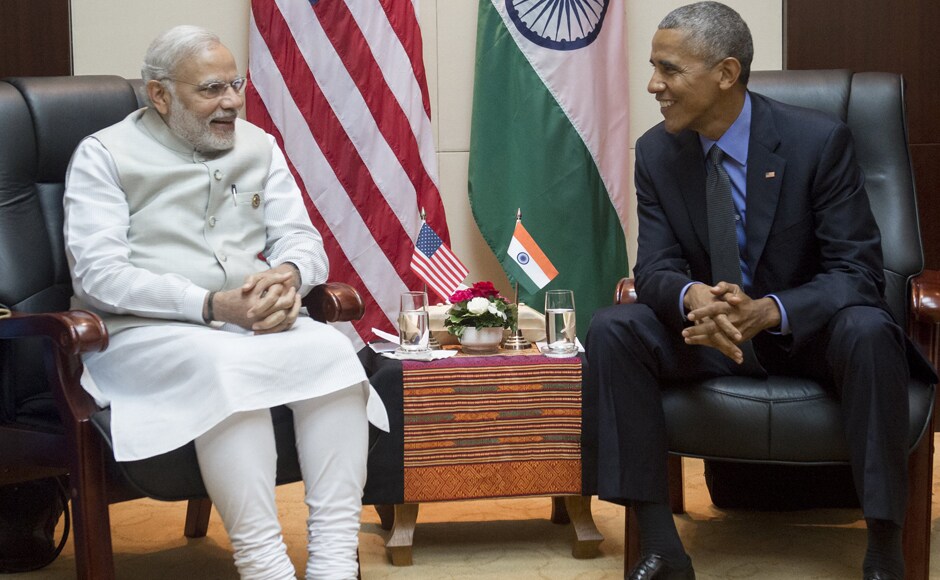 Modi met Obama and discussed the immediate priorities in the strategic bilateral partnership, including strengthening the civil nuclear cooperation and combating climate change. AFP Modi met Obama and discussed the immediate priorities in the strategic bilateral partnership, including strengthening the civil nuclear cooperation and combating climate change. AFP