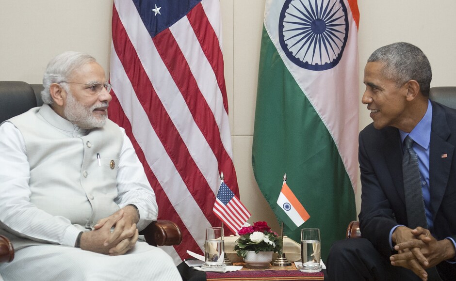 Both leaders reviewed the immediate priorities in the strategic partnership. They discussed climate change issues and energy cooperation. The two leaders also reviewed progress on Indo-US collaboration in nuclear energy, solar energy and innovation. AFP Both leaders reviewed the immediate priorities in the strategic partnership. They discussed climate change issues and energy cooperation. The two leaders also reviewed progress on Indo-US collaboration in nuclear energy, solar energy and innovation. AFP