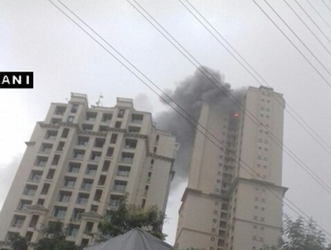 Mumbai: Fire breaks out at Hiranandani tower in Kandivali, no casualties reported Mumbai: Fire breaks out at Hiranandani tower in Kandivali, no casualties reported