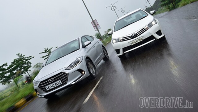 Comparo: Hyundai Elantra SX (O) MT vs Toyota Corolla Altis GL D-4D MT Comparo: Hyundai Elantra SX (O) MT vs Toyota Corolla Altis GL D-4D MT