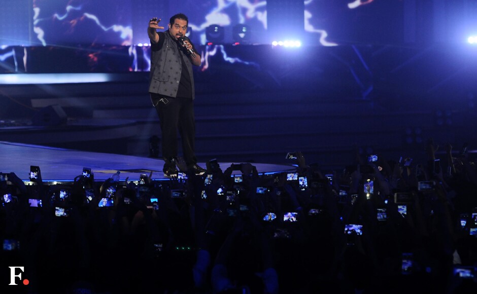 Shankar Mahadevan joined the Magik band members at the live concert. Sachin Gokhale/Firstpost Shankar Mahadevan joined the Magik band members at the live concert. Sachin Gokhale/Firstpost