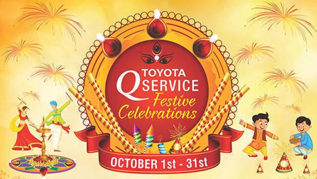 Toyota Kirloskar Motor introduces ‘Q service festive celebration’ Toyota Kirloskar Motor introduces ‘Q service festive celebration’
