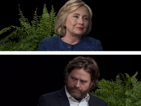 Hillary Clinton handles questions like a champ on Between Two Ferns with Zach Galifianakis Hillary Clinton handles questions like a champ on Between Two Ferns with Zach Galifianakis