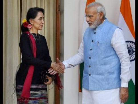 PM Modi and Aung San Suu Kyi discuss India-Myanmar ties; talk on border security, development PM Modi and Aung San Suu Kyi discuss India-Myanmar ties; talk on border security, development