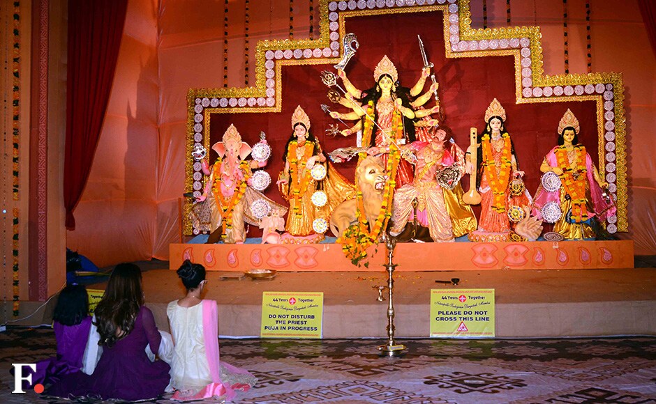 The pandal is in Bandra, Mumbai. Firstpost/Sachin Gokhale The pandal is in Bandra, Mumbai. Firstpost/Sachin Gokhale