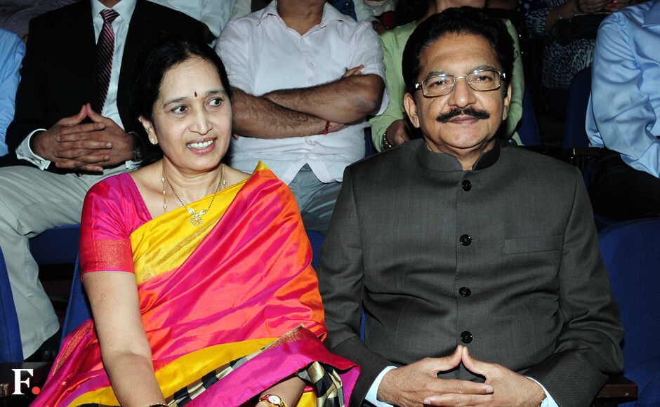 Governor C Vidyasagar Rao with wife Vinoda. Sachin Gokhale/Firstpost Governor C Vidyasagar Rao with wife Vinoda. Sachin Gokhale/Firstpost