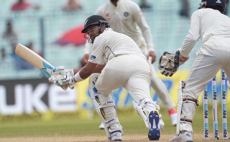 Mohammad Shami wrapped up the New Zealand innings with the wickets of BJ Watling and Neil Wagner, giving India a first innings lead of 108 runs. PTI Mohammad Shami wrapped up the New Zealand innings with the wickets of BJ Watling and Neil Wagner, giving India a first innings lead of 108 runs. PTI