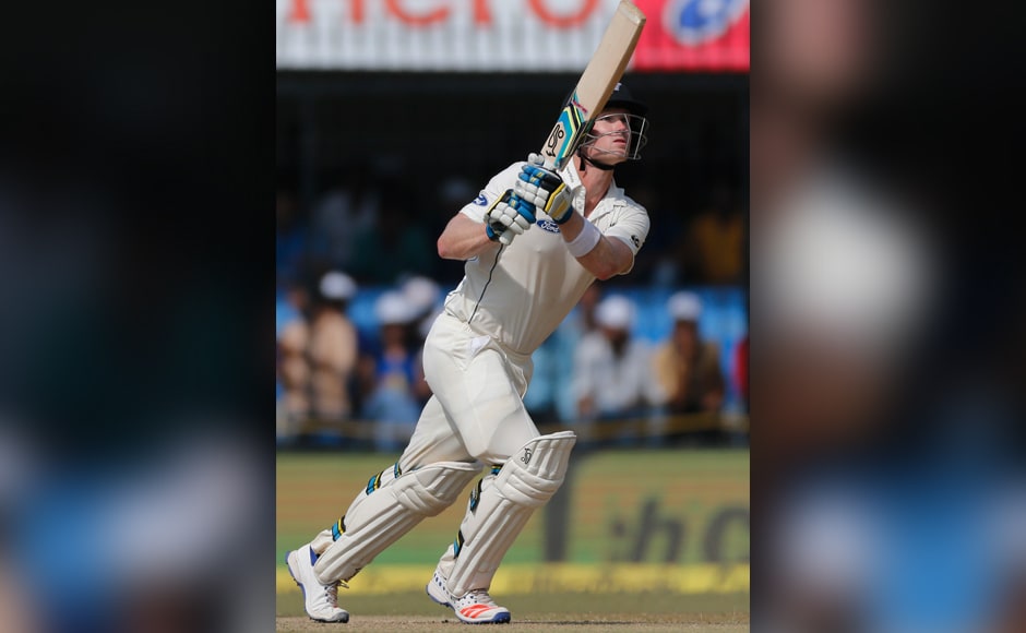 New Zealand's James Neesham made 71 in his first match of the tour against India at Indore. AP New Zealand's James Neesham made 71 in his first match of the tour against India at Indore. AP