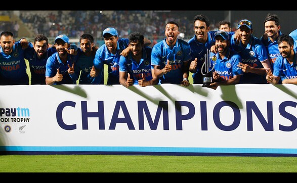 India seals ODI series 3-2 with win against New Zealand at Vizag India seals ODI series 3-2 with win against New Zealand at Vizag