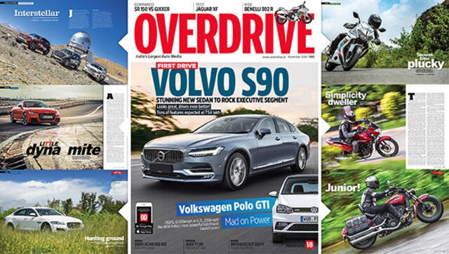November 2016 issue of OVERDRIVE on stands now