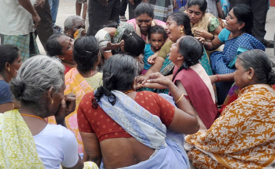 The owners of the Ragavendra agency that was transporting the crackers have been booked by the police while a few of its workers were taken for interrogation. PTI The owners of the Ragavendra agency that was transporting the crackers have been booked by the police while a few of its workers were taken for interrogation. PTI