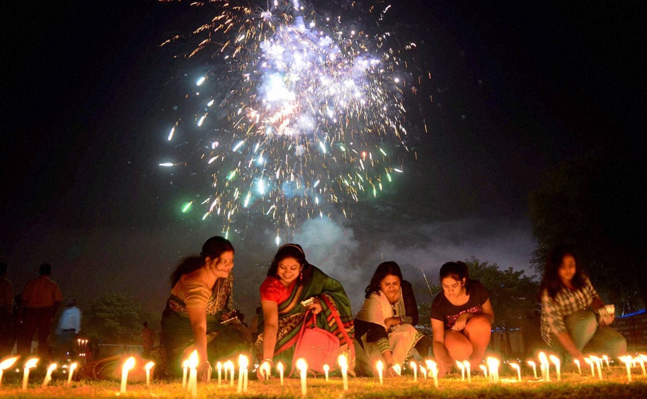 Keep calm and enjoy Diwali! The festival of lights brightens skies in