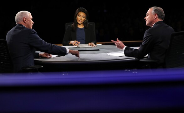 2016 US Presidential Election: Tim Kaine, Mike Pence face-off 2016 US Presidential Election: Tim Kaine, Mike Pence face-off
