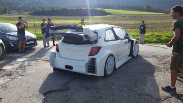 WRC: Toyota Yaris WRC prototype caught testing in Spain WRC: Toyota Yaris WRC prototype caught testing in Spain