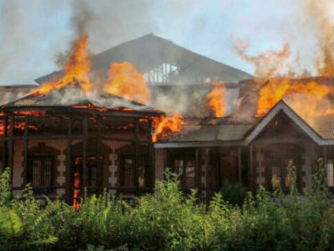 Anantnag bypoll: 2 school buildings designated as polling stations torched in J-K Anantnag bypoll: 2 school buildings designated as polling stations torched in J-K