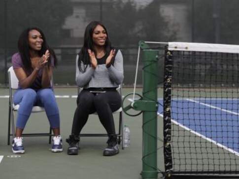Straight back to Compton: Venus and Serena Williams return to childhood hometown Straight back to Compton: Venus and Serena Williams return to childhood hometown