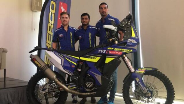 TVS Sherco announce 2017 Dakar plans TVS Sherco announce 2017 Dakar plans