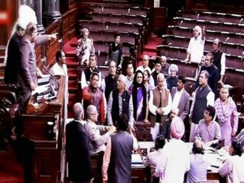 Opposition disrupts RS proceedings over vacancies in statutory panels for minorities Opposition disrupts RS proceedings over vacancies in statutory panels for minorities